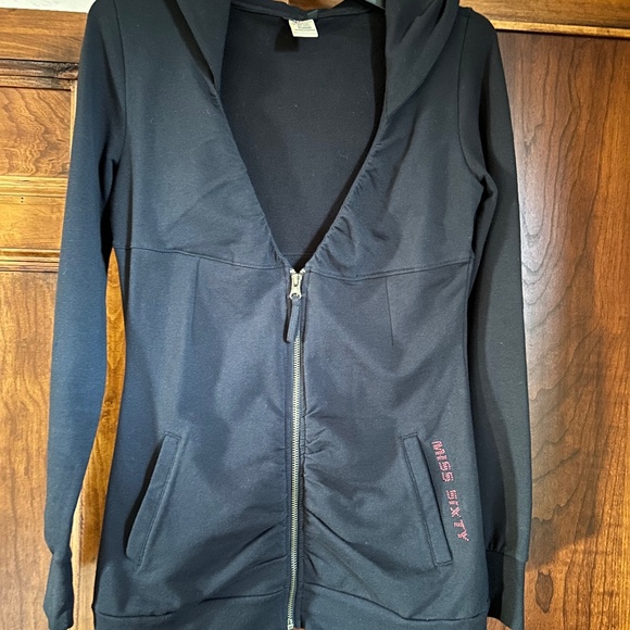Miss Sixty Collection Black Sweatshirt Hoodie, Size S - Picture 3 of 16